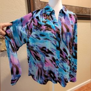 Dana Buchman Silky Bouse - Size XL